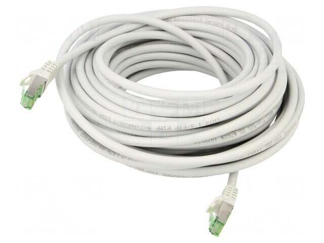 Patch Cord S/FTP Cat 8.1 LSZH Gri 15m