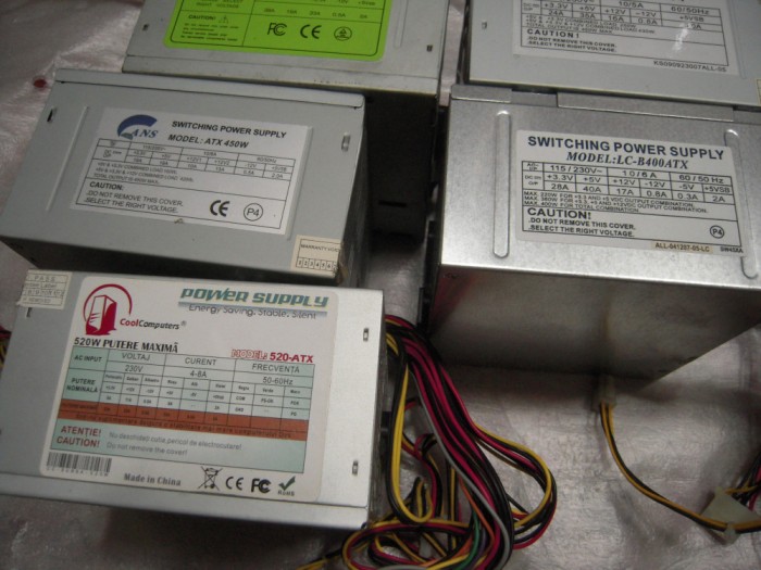 Lot surse pc