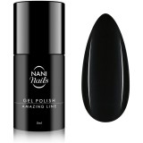 NaniNails NANI Amazing Line lac de unghii sub forma de gel culoare Black Tie 5 ml