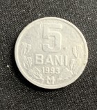 Moneda 5 bani 1993 Moldova 1