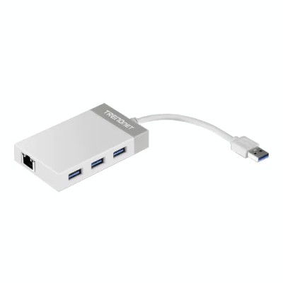 Adaptor USB 3.0 la Gigabit, Hub USB - TRENDnet TU3-ETGH3 foto