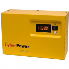 UPS CYBER POWER Inverter (pt. motoare pompe etc.) Sinusoida Pura 600VA/ 420W AVR 1 x socket Shucko display LCD fara baterie seria EPS &amp;amp;quot;CPS600E&amp;amp;qu foto