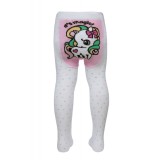 Ciorapi bumbac copii Tip-Top cu model unicorn, Conte Kids 494 - Alb, 80-86 (14)