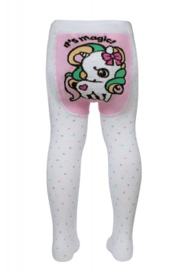 Ciorapi bumbac copii Tip-Top cu model unicorn, Conte Kids 494 - Alb, 80-86 (14) foto