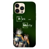 Husa compatibila cu Apple iPhone 12 Mini model Rick and Morty Chemist Edition, Silicon, TPU, Viceversa, Transparent, Carcasa