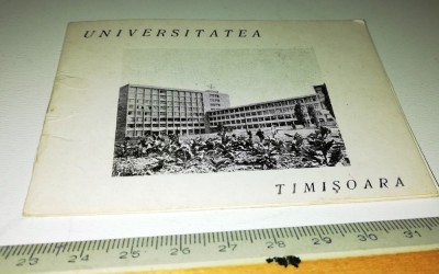 PLIANT VECHI UNIVERSITATEA TIMISOARA foto
