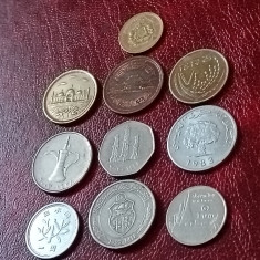 Lot 10 monede exotice (10 tari diferite), stari UNC + luciu [poze] (10BU3)