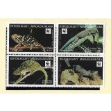 MADAGASCAR 1999 WWF FAUNA PROTEJATA SOPARLE GECKO