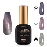 Oja Semipermanenta LUXORISE MAGNETICA - ThermoCharm, Grape Glint 10ml