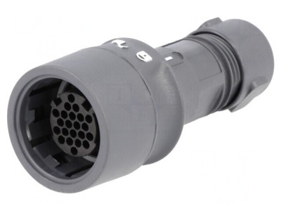 Conector Circular Mamă 22 Pin fără Contacte foto