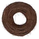 Cumpara ieftin Coronita maro ratan decorativa &Oslash; 50x14 cm