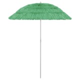 Umbrela de soare de plaja Hawaii, verde, 180 cm