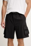 EA7 Emporio Armani pantaloni scurți culoarea negru, AF13392.7M000135
