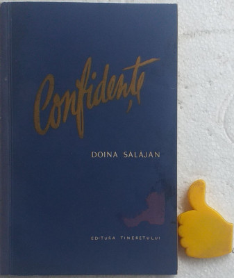 Confidente Doina Salajan - volum - debut - cu autograf foto
