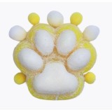 Jucarie interactiva squishy, flippy, model cat paw, revenire lenta, din tpr, +3 ani, 7.5 cm, textura puf, galben