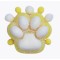 Jucarie interactiva squishy, flippy, model cat paw, revenire lenta, din tpr, +3 ani, 7.5 cm, textura puf, galben