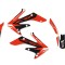 Set stikere Honda CRF 250R 04- 09, CRF 250X 04- 21