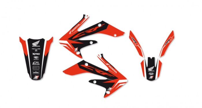 Set stikere Honda CRF 250R 04- 09, CRF 250X 04- 21