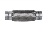 Racord Flexibil Esapament 55x200 mm cu Teava Conexiune, M16x1.5, M10x1, Outer Braid, BOSAL 265-571, 265-333