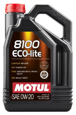 Engine oil 8100 (4L) 0W20 ;API ILSAC GF-6A; RC; SN; SP; CHRYSLER MS-6395; FIAT 9.55535 CR1; FORD M2C947 A; FORD M2C947 B1; GM DEXOS1 GEN3 foto