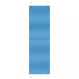 vidaXL Jaluzea plisată Albastru 60x200 cm Lățime țesătură 59,4 cm