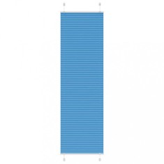 vidaXL Jaluzea plisată Albastru 65x200 cm Lățime țesătură 64,4 cm 4015204