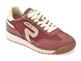 Pantofi sport REPLAY visinii, WSIC01T, din material textil si piele naturala