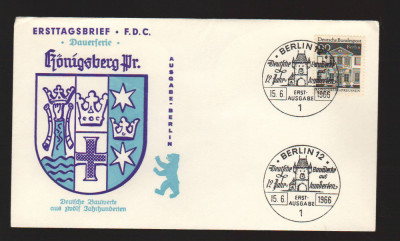 CPIB17078 INTREG POSTAL - GERMANIA. DAUERFERIE, KORUGSBERG PR. 1966, BERLIN foto