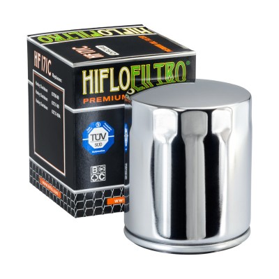 Filtru Ulei HF171 Cromat Hiflofiltro Harley 63731-99 63731-99A 63798-99 Cod Produs: MX_NEW HF171CPE foto