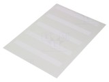 Eticheta Poliester Alba HellermannTyton Autolaminare 25.4mm x 55.5mm Pentru Marcarea Cablurilor