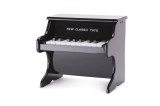 Pian Lemn Copii New Classic Toys Negru 18 clape, Instrument muzical educational, 32x22x29 cm
