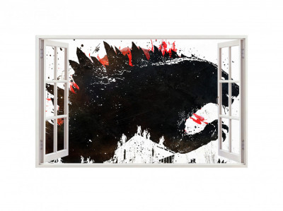 Sticker decorativ cu Dinozauri, 85 cm, 4405ST foto