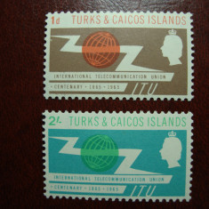 TURKS & CAICOS ISLANDS SERIE ELISABETA II MH