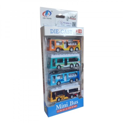 Set Autobuze Metalice , Eleganta si Distractie in Miniatura foto