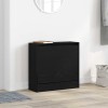 VidaXL Dulap pentru &Icirc;ncălțăminte cu ușă Stejar negru 60 x 21 x 57 cm 869101