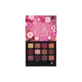 Paleta fard de ochi, W7, Let&#039;s Party, Vickaboo Pressed Pigment, 12 nuante