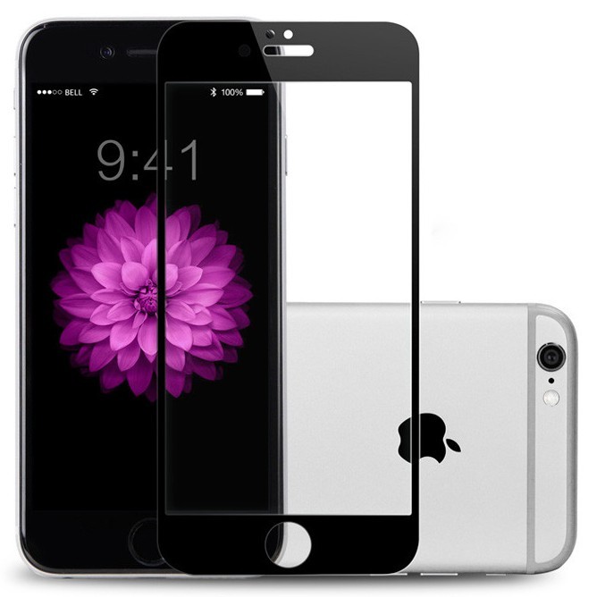 Szkło Hartowane Co2, Do Iphone 7 8 Plus, 10D, Czarne
