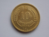 10 CENTESIMOS 1970 CHILE -XF
