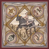 Cumpara ieftin Batic Matase Naturala The Abduction of Europa Bordeaux/Bej 90x90cm Italia Esarfa Dama Elegant Fular Matase