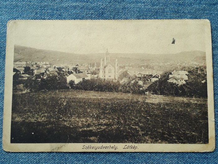 529 - Odorheiu Secuiesc vedere 1915/ Szekelyudvarhely Latkep / carte postala