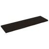 VidaXL Blat de masă gri 140x40x(2-4) cm, lemn masiv stejar tratat