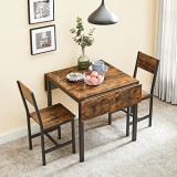 Cumpara ieftin Masa Dining extensibila, Vasagle, Negru , 120x78x75 cm