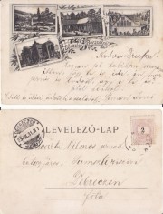 Borsec , Borszek (Harghita) - litografie -rara