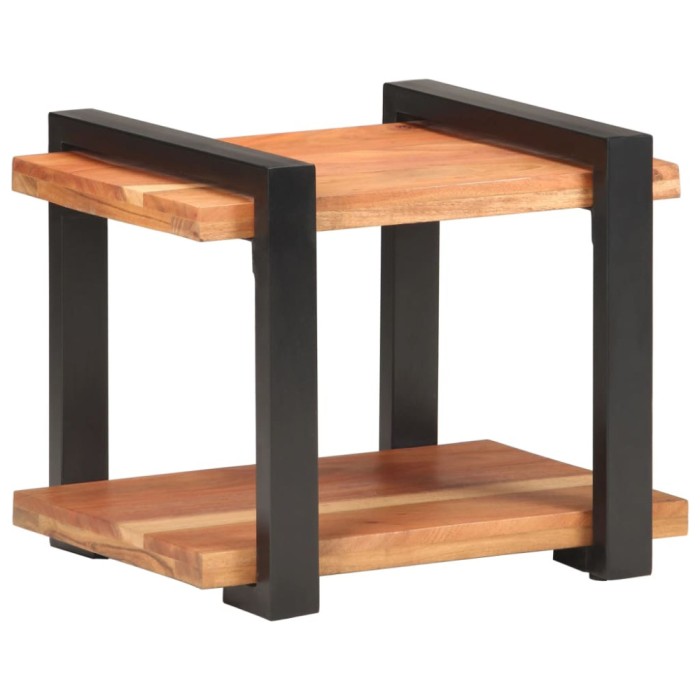 Gossi noptiera, 50 x 40 x 40 cm, lemn masiv de acacia