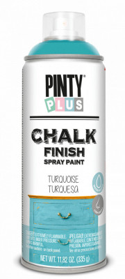 Paint Chalk Spray antichizare, turquoise mat, CK797, interior, 400 ml, Pintyplus foto