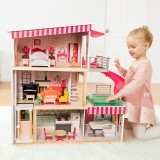 Casuta din lemn pentru papusi, Topbright