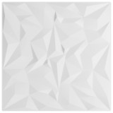 Cumpara ieftin Panouri de perete 24 buc. alb 50x50 cm XPS 6 m&sup2; ametist