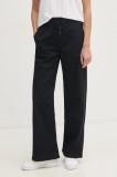 Pepe Jeans jeansi LOOSE ST PANTS HW MIDNIGHT femei high waist, PL204834