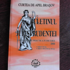 BULETINUL JURISPRUDENTEI. CULEGERE DE PRACTICA JUDICIARA PE ANUL 2000. CURTEA DE APEL BRASOV