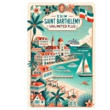 ESIM Saint Barthelemy, Unlimited Plus, 30 Days